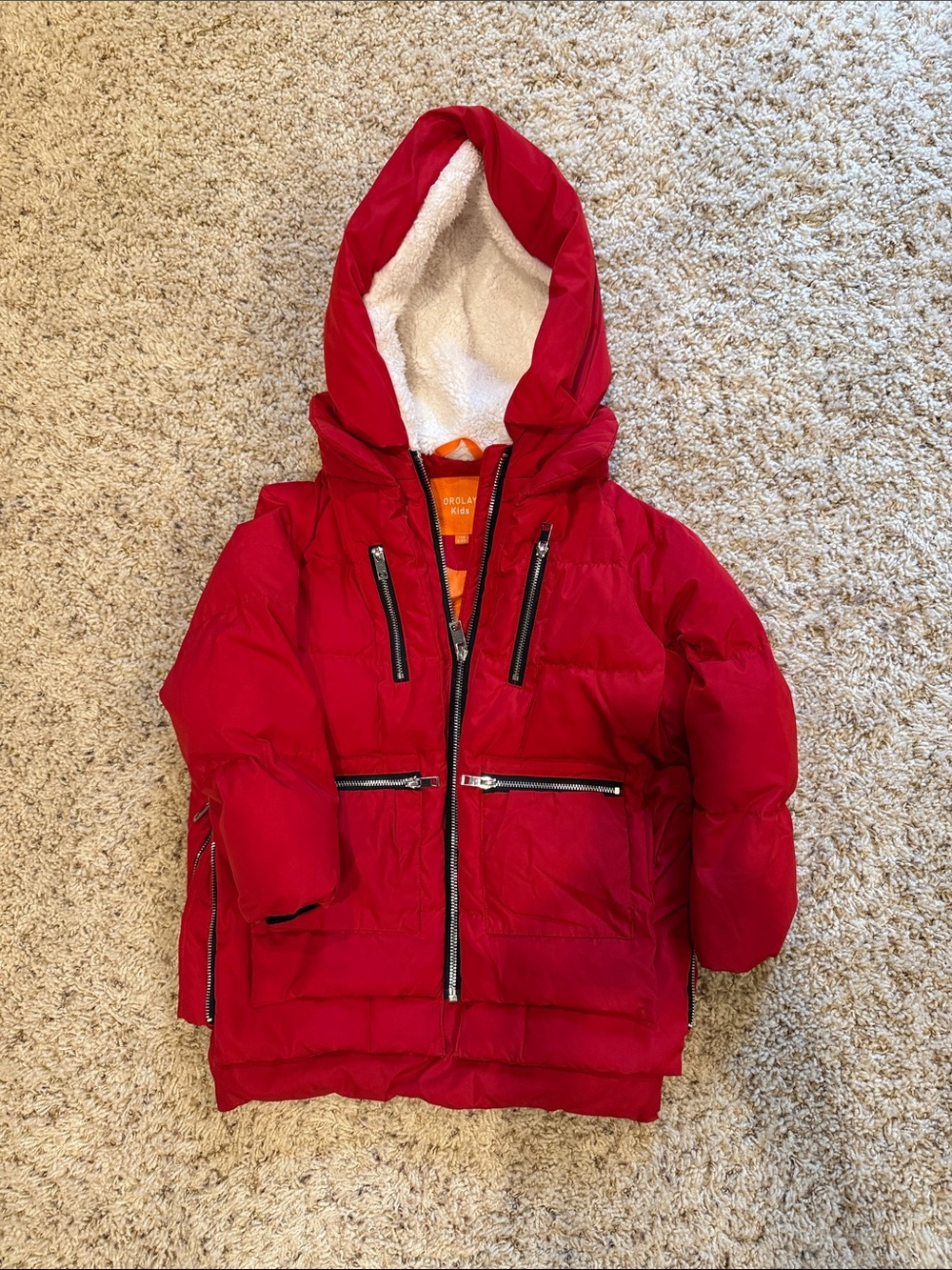Orolay Kids 4/5 Zip Coat Style Similar to Balenciaga Like Adult Version